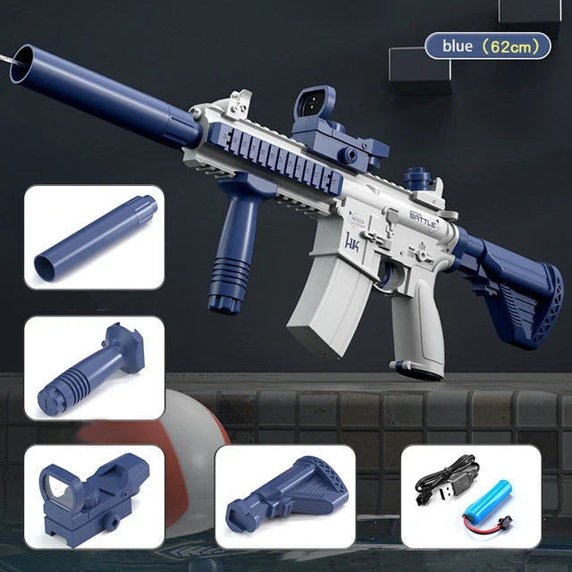 Electric Water Gun Toys Bursts Children's High-Pressure Strong Charging Energy Water Automatic Water Spray Children's Toy Guns