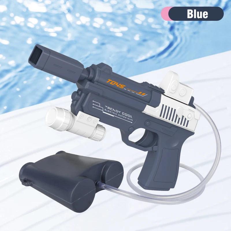 Fully Automatic Electric Water Gun Rechargeable Long-Range Continuous Firing Space Party Game Splashing Kids Toy Boys Gift