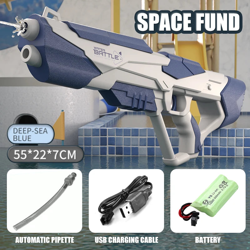 Electric Water Gun Toys Bursts Children's High-Pressure Strong Charging Energy Water Automatic Water Spray Children's Toy Guns