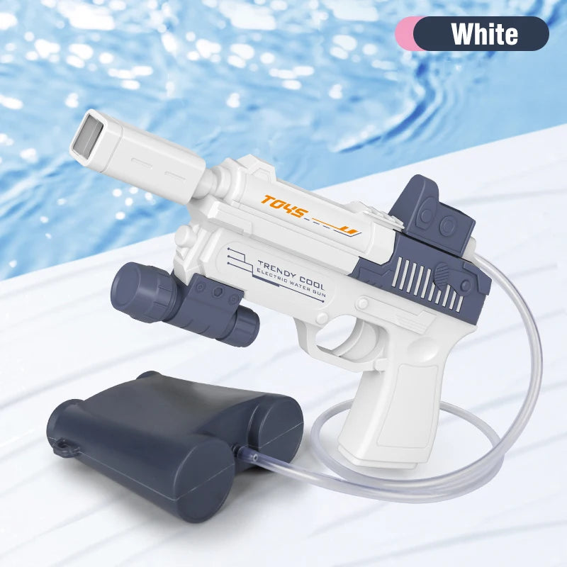 Fully Automatic Electric Water Gun Rechargeable Long-Range Continuous Firing Space Party Game Splashing Kids Toy Boys Gift