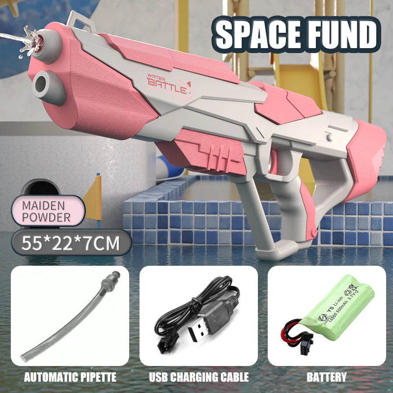Electric Water Gun Toys Bursts Children's High-Pressure Strong Charging Energy Water Automatic Water Spray Children's Toy Guns